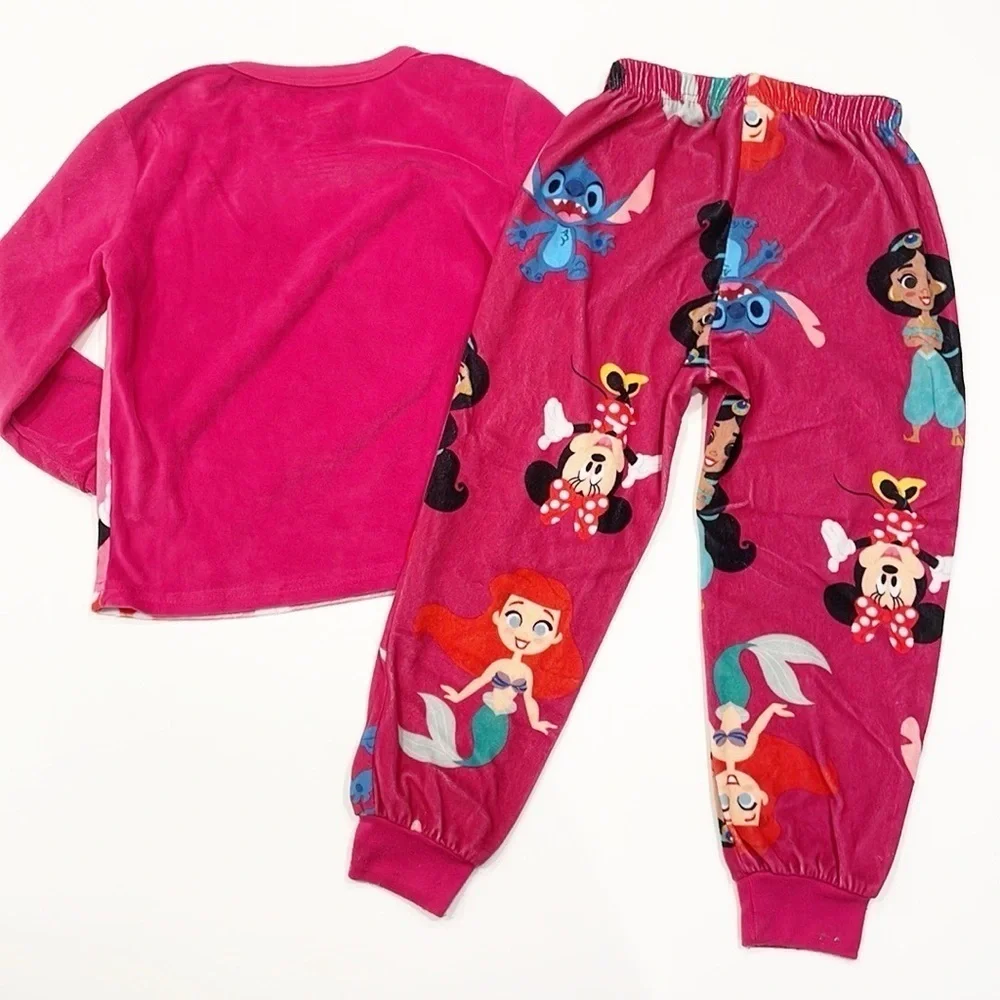 Disney little girls fleece pajama set